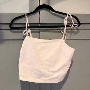 Cropped Brandy Melville Tank Top Pink